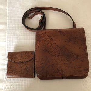 Patricia Nash Signature Map Crossbody with Wallet